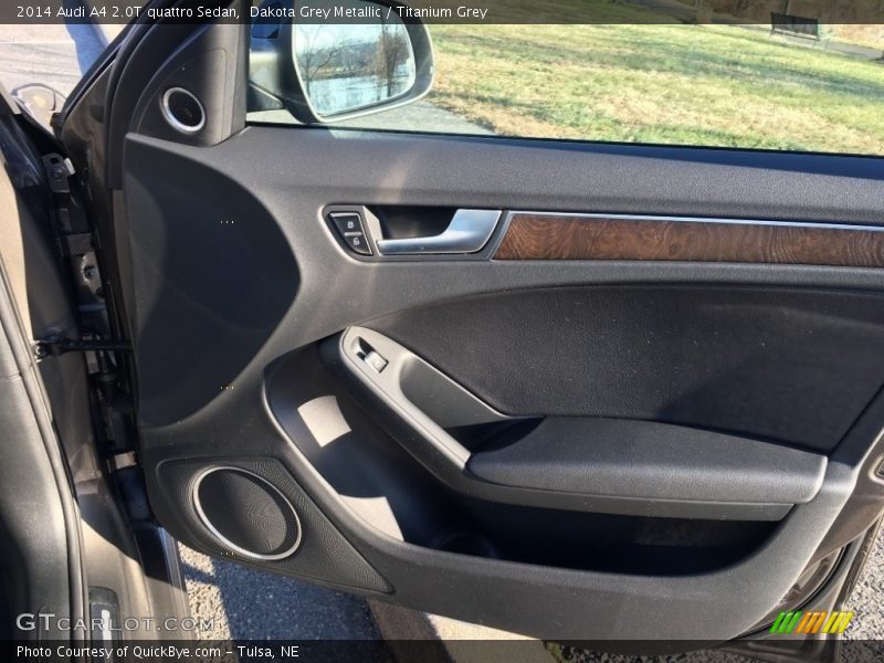 Dakota Grey Metallic / Titanium Grey 2014 Audi A4 2.0T quattro Sedan