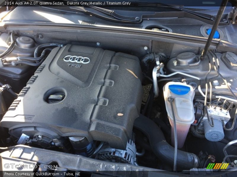Dakota Grey Metallic / Titanium Grey 2014 Audi A4 2.0T quattro Sedan