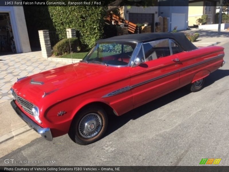  1963 Falcon Futura Convertible Rangoon Red