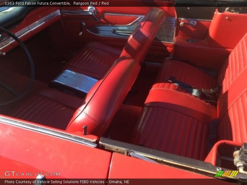 Rear Seat of 1963 Falcon Futura Convertible