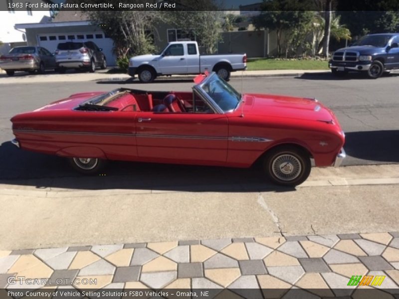  1963 Falcon Futura Convertible Rangoon Red