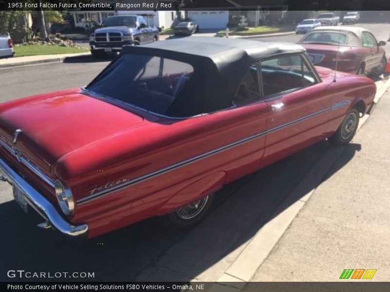  1963 Falcon Futura Convertible Rangoon Red