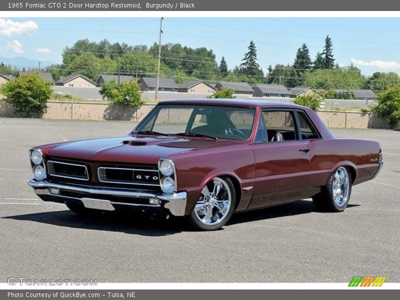 Burgundy / Black 1965 Pontiac GTO 2 Door Hardtop Restomod