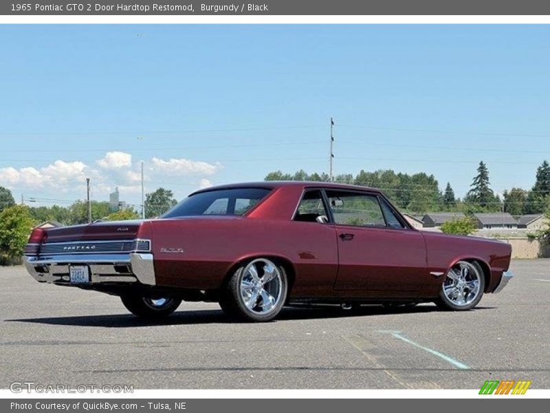 Burgundy / Black 1965 Pontiac GTO 2 Door Hardtop Restomod