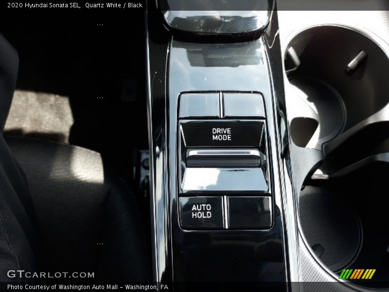 Quartz White / Black 2020 Hyundai Sonata SEL