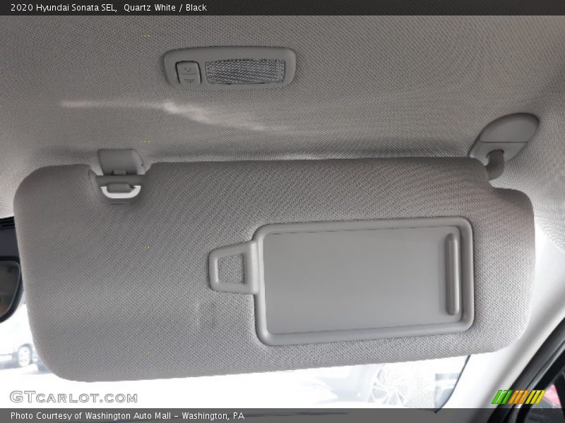 Quartz White / Black 2020 Hyundai Sonata SEL