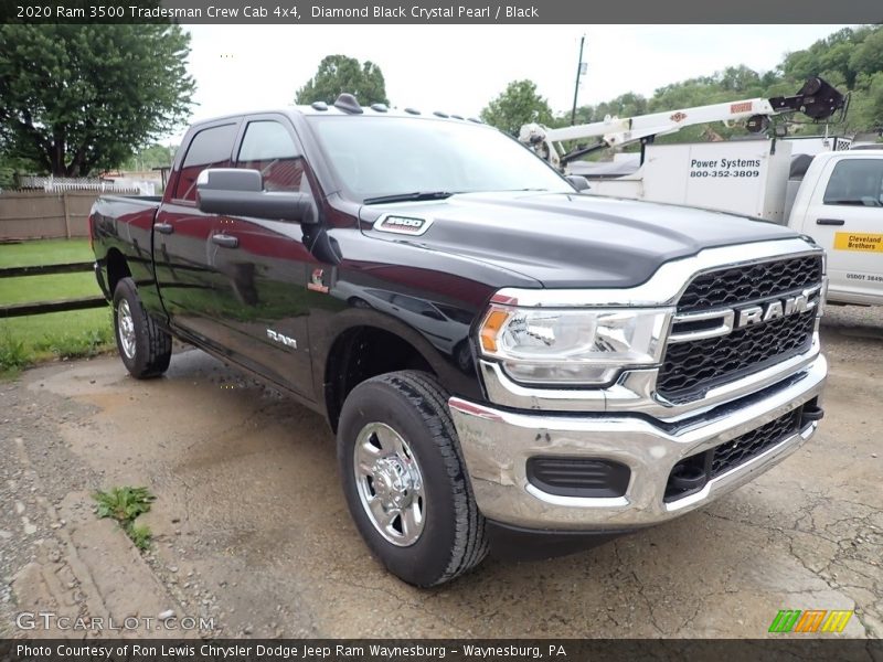  2020 3500 Tradesman Crew Cab 4x4 Diamond Black Crystal Pearl