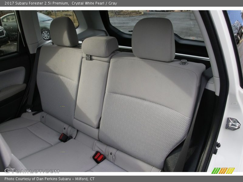 Crystal White Pearl / Gray 2017 Subaru Forester 2.5i Premium