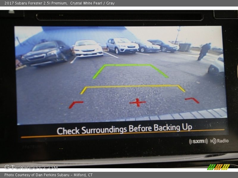 Crystal White Pearl / Gray 2017 Subaru Forester 2.5i Premium