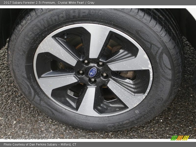 Crystal White Pearl / Gray 2017 Subaru Forester 2.5i Premium