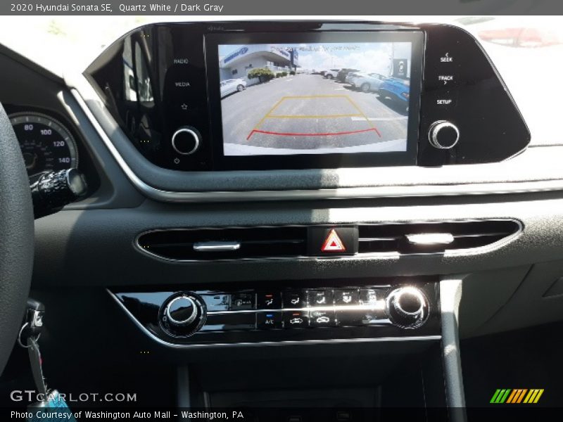 Quartz White / Dark Gray 2020 Hyundai Sonata SE