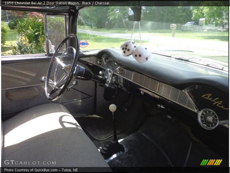 Black / Charcoal 1956 Chevrolet Bel Air 2 Door Station Wagon