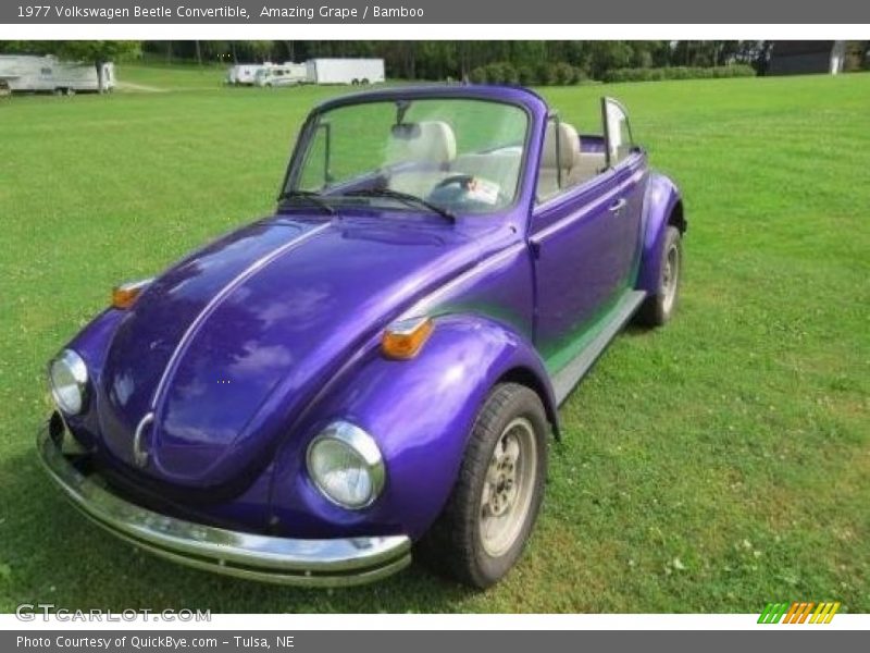 Front 3/4 View of 1977 Beetle Convertible