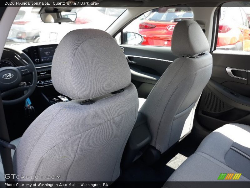 Quartz White / Dark Gray 2020 Hyundai Sonata SE