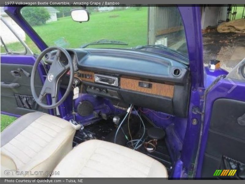  1977 Beetle Convertible Bamboo Interior