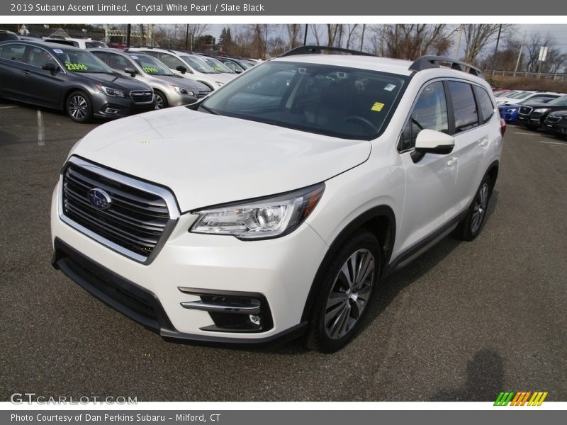 Crystal White Pearl / Slate Black 2019 Subaru Ascent Limited