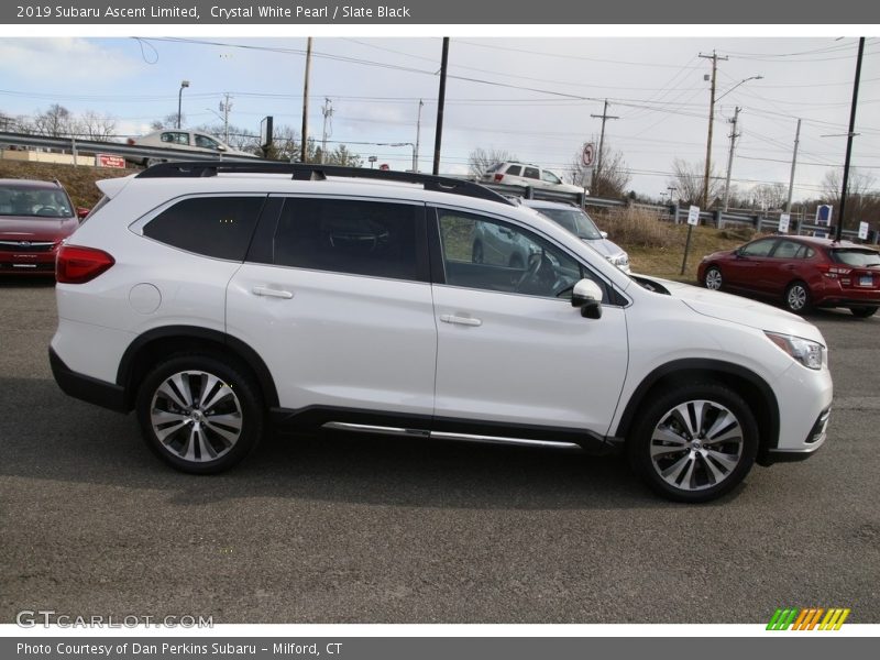 Crystal White Pearl / Slate Black 2019 Subaru Ascent Limited