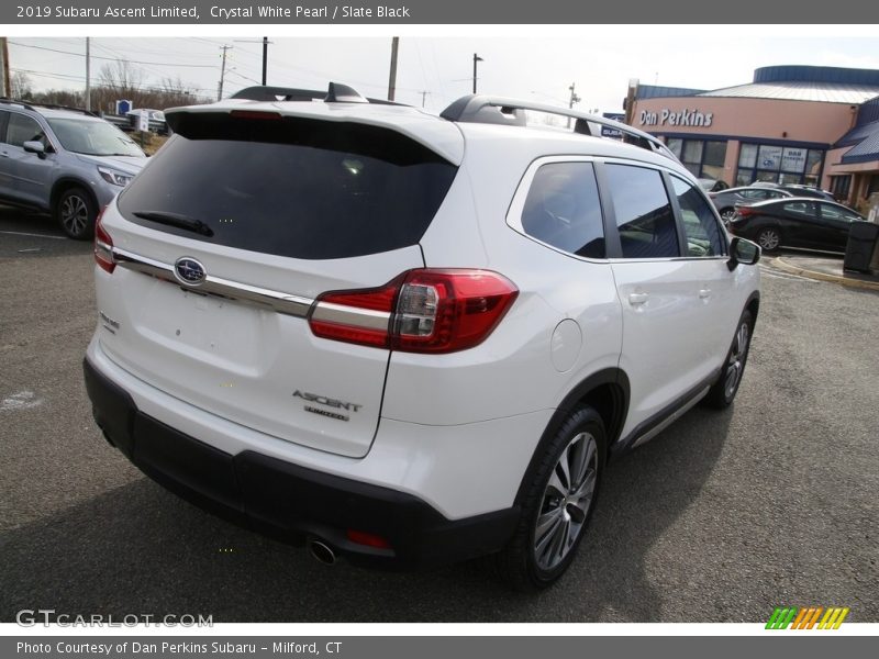Crystal White Pearl / Slate Black 2019 Subaru Ascent Limited