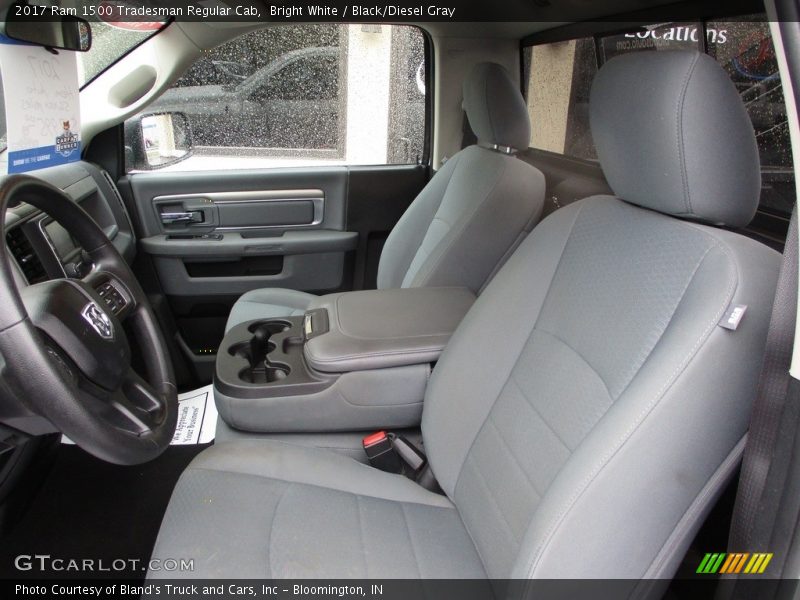 Bright White / Black/Diesel Gray 2017 Ram 1500 Tradesman Regular Cab