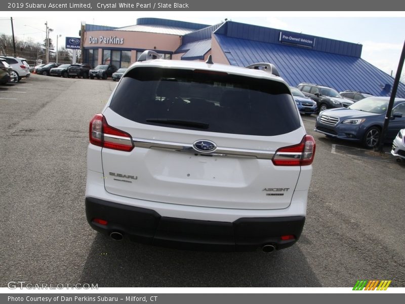 Crystal White Pearl / Slate Black 2019 Subaru Ascent Limited