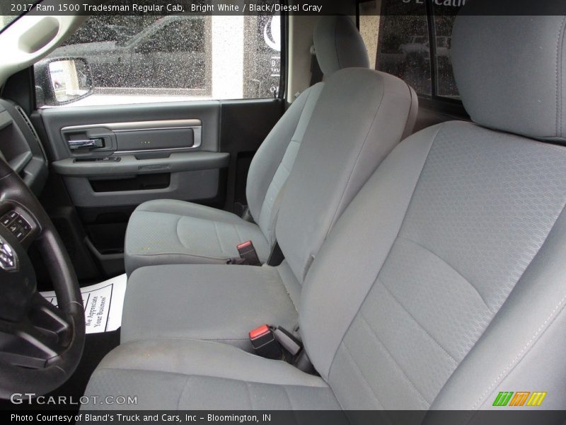 Bright White / Black/Diesel Gray 2017 Ram 1500 Tradesman Regular Cab
