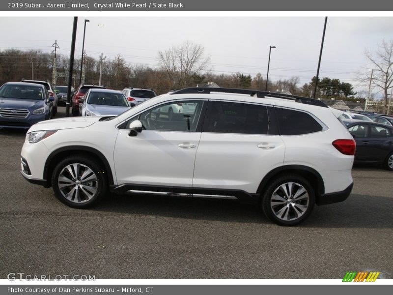 Crystal White Pearl / Slate Black 2019 Subaru Ascent Limited