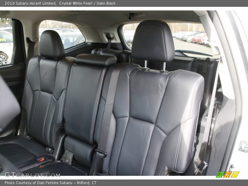 Crystal White Pearl / Slate Black 2019 Subaru Ascent Limited