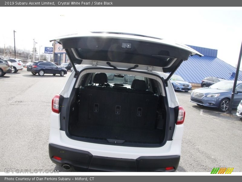 Crystal White Pearl / Slate Black 2019 Subaru Ascent Limited