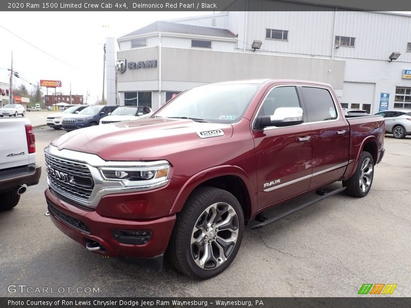 Delmonico Red Pearl / Black 2020 Ram 1500 Limited Crew Cab 4x4