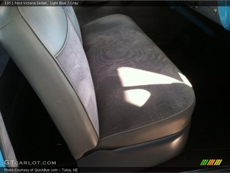 Light Blue / Gray 1951 Ford Victoria Sedan