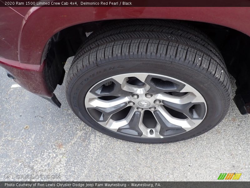 Delmonico Red Pearl / Black 2020 Ram 1500 Limited Crew Cab 4x4