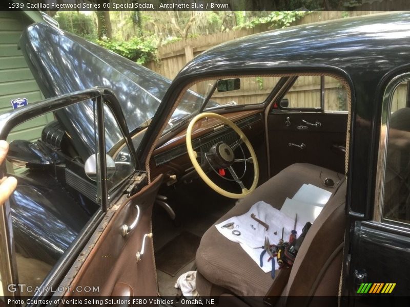  1939 Fleetwood Series 60 Special Sedan Brown Interior