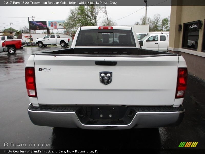 Bright White / Black/Diesel Gray 2017 Ram 1500 Tradesman Regular Cab