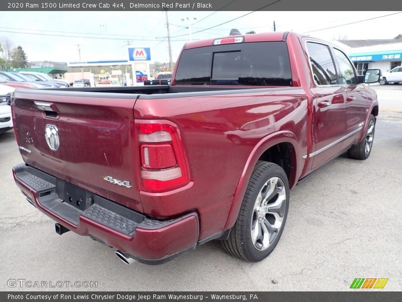 Delmonico Red Pearl / Black 2020 Ram 1500 Limited Crew Cab 4x4