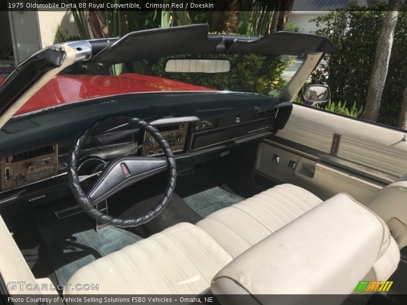 Front Seat of 1975 Delta 88 Royal Convertible