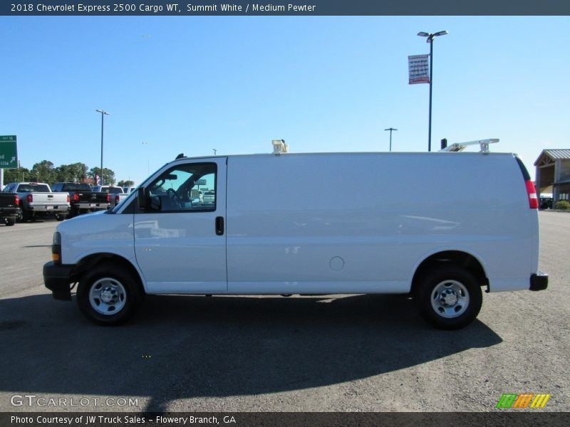 Summit White / Medium Pewter 2018 Chevrolet Express 2500 Cargo WT