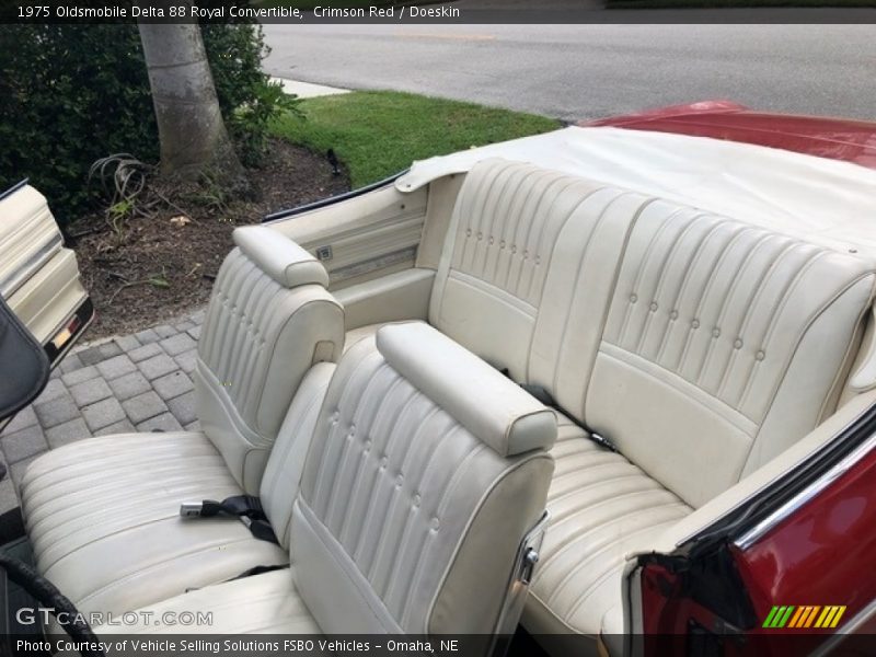 Rear Seat of 1975 Delta 88 Royal Convertible