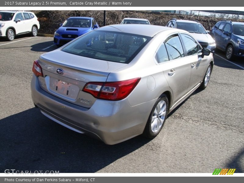 Carbide Gray Metallic / Warm Ivory 2017 Subaru Legacy 2.5i Premium