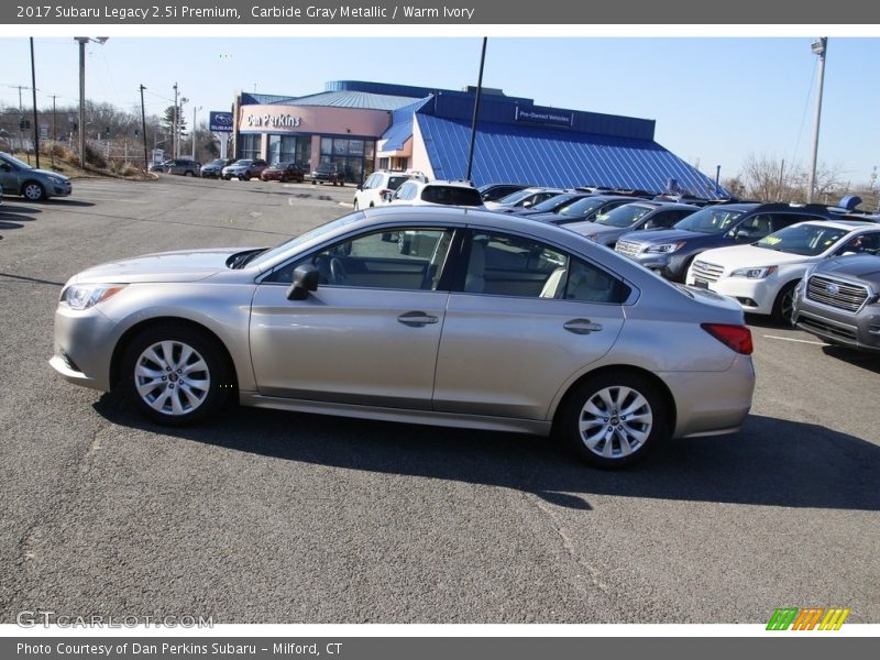 Carbide Gray Metallic / Warm Ivory 2017 Subaru Legacy 2.5i Premium