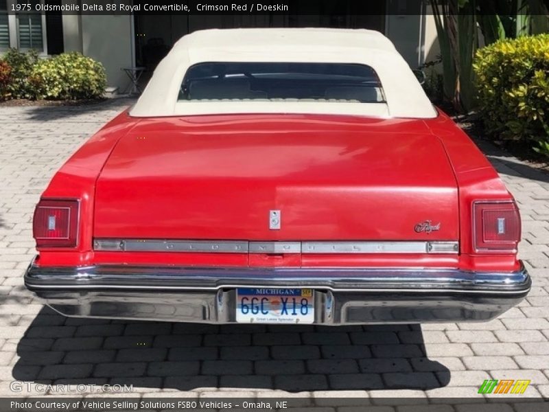  1975 Delta 88 Royal Convertible Crimson Red