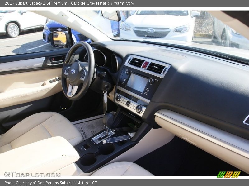 Carbide Gray Metallic / Warm Ivory 2017 Subaru Legacy 2.5i Premium