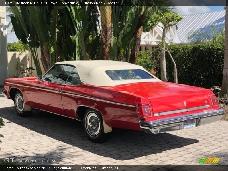  1975 Delta 88 Royal Convertible Crimson Red