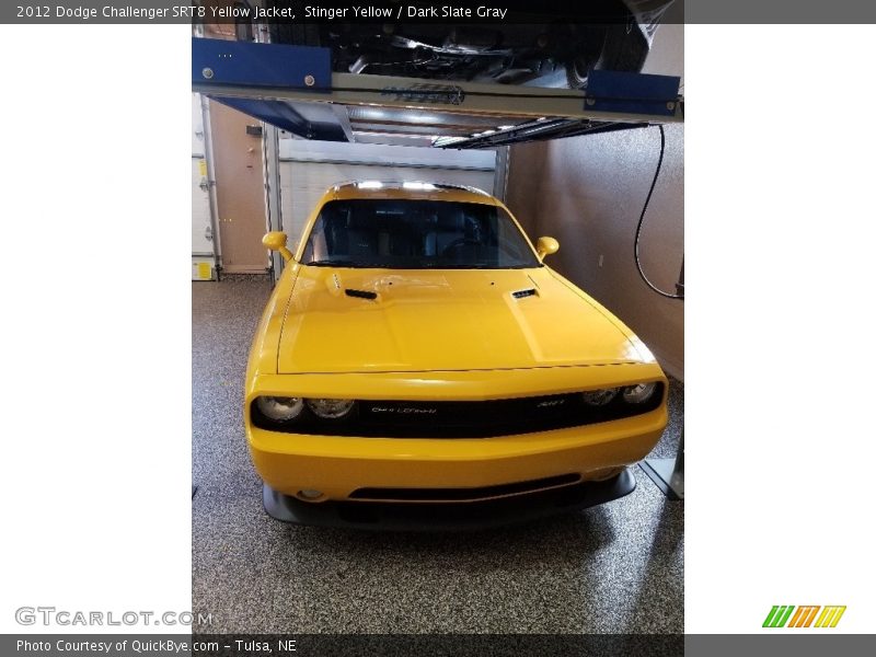 Stinger Yellow / Dark Slate Gray 2012 Dodge Challenger SRT8 Yellow Jacket
