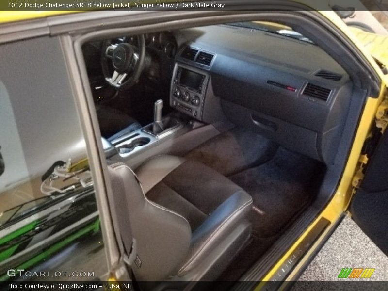 Stinger Yellow / Dark Slate Gray 2012 Dodge Challenger SRT8 Yellow Jacket