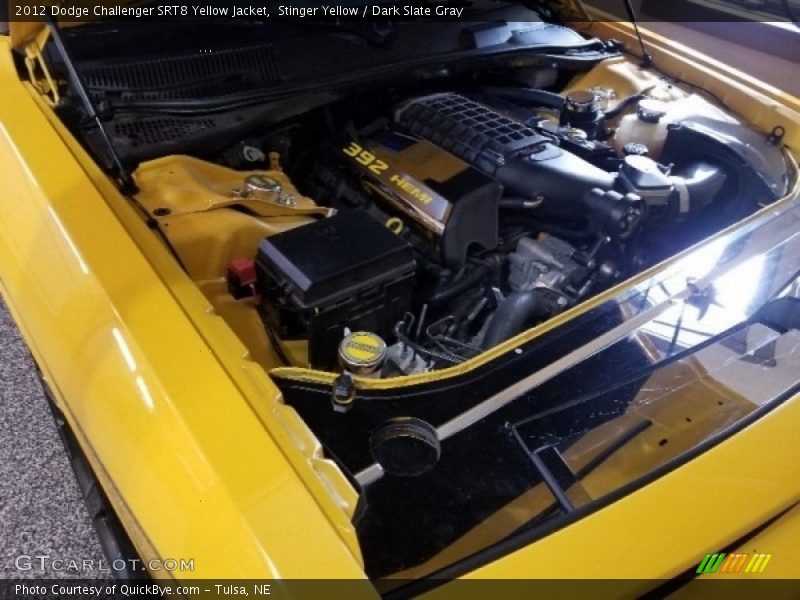 Stinger Yellow / Dark Slate Gray 2012 Dodge Challenger SRT8 Yellow Jacket