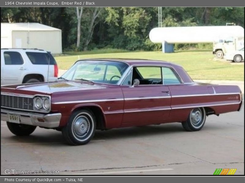 Ember Red / Black 1964 Chevrolet Impala Coupe