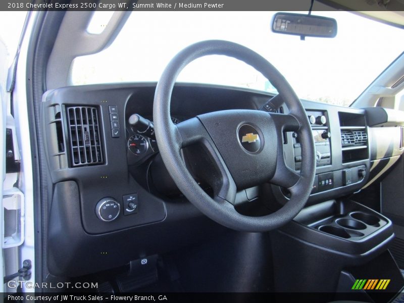 Summit White / Medium Pewter 2018 Chevrolet Express 2500 Cargo WT