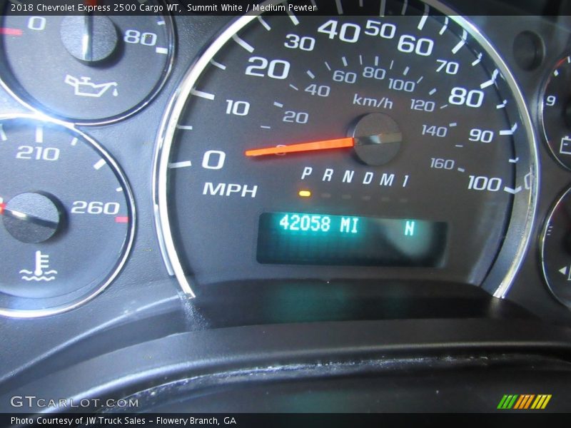 Summit White / Medium Pewter 2018 Chevrolet Express 2500 Cargo WT