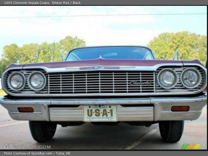 Ember Red / Black 1964 Chevrolet Impala Coupe