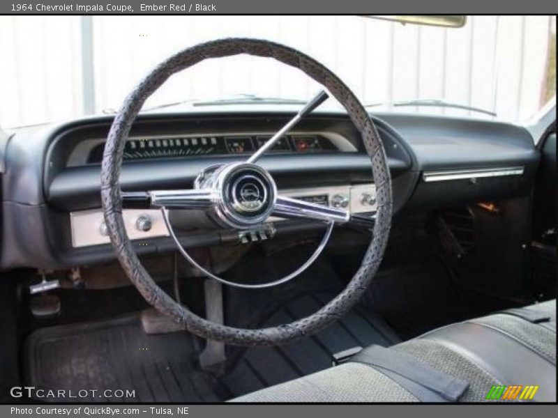 Ember Red / Black 1964 Chevrolet Impala Coupe